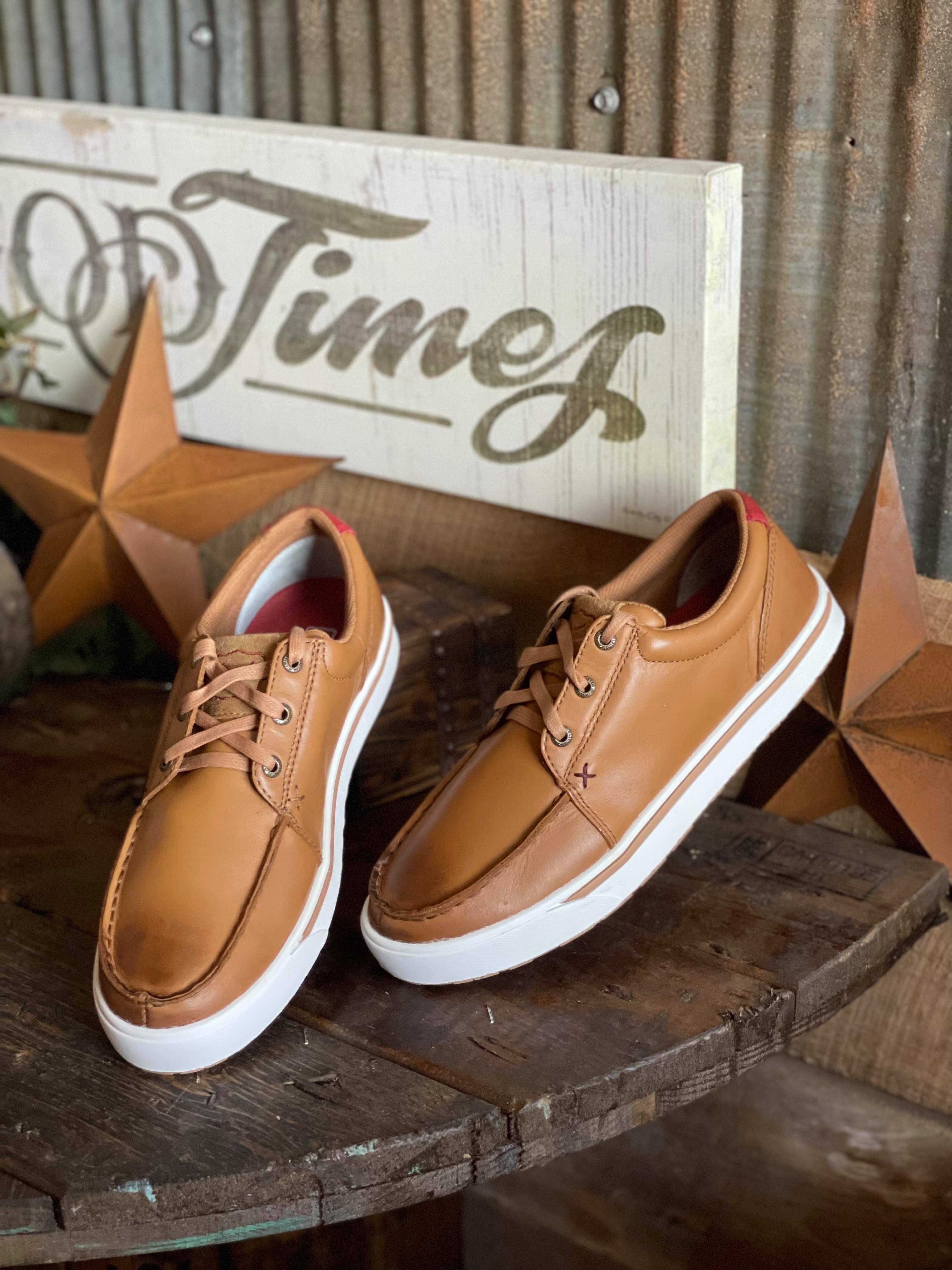 Men's Twisted X Leather Burnished Toe *FINAL SALE*-Men's Casual Shoes-Twisted X Boots-Lucky J Boots & More, Women's, Men's, & Kids Western Store Located in Carthage, MO