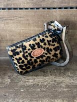 Double J Leopard Make Up Pouch-Cosmetic Bags-DOUBLE J SADDLERY-Lucky J Boots & More, Women's, Men's, & Kids Western Store Located in Carthage, MO