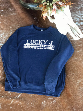 LJ Bella Sweatshirt-Sweatshirts-The Dugout-Lucky J Boots & More, Women's, Men's, & Kids Western Store Located in Carthage, MO