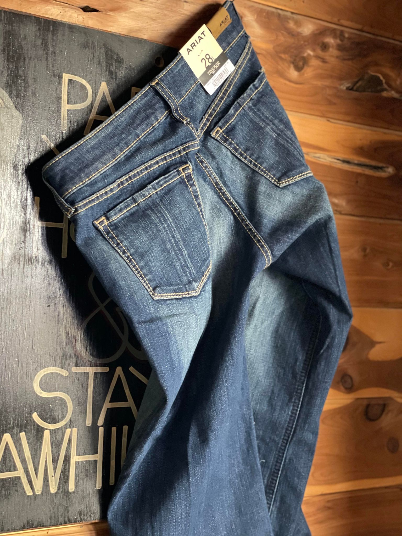 Women's Ariat Pacific Trouser-Women's Denim-Ariat-Lucky J Boots & More, Women's, Men's, & Kids Western Store Located in Carthage, MO