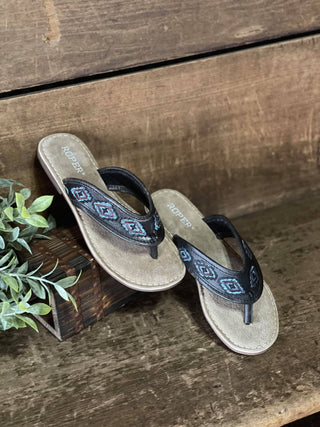 Women's Penelope Aztec Sandal *Final Sale*-Women's Casual Shoes-Roper-Lucky J Boots & More, Women's, Men's, & Kids Western Store Located in Carthage, MO