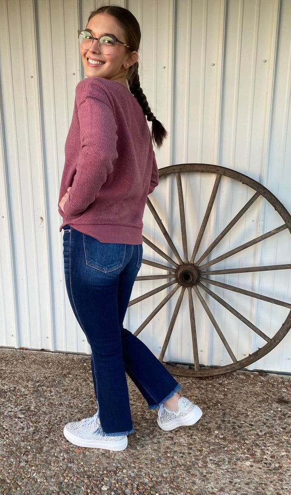 Quinn Mid Rise Flare KanCan Jeans-Women's Denim-KanCan-Lucky J Boots & More, Women's, Men's, & Kids Western Store Located in Carthage, MO