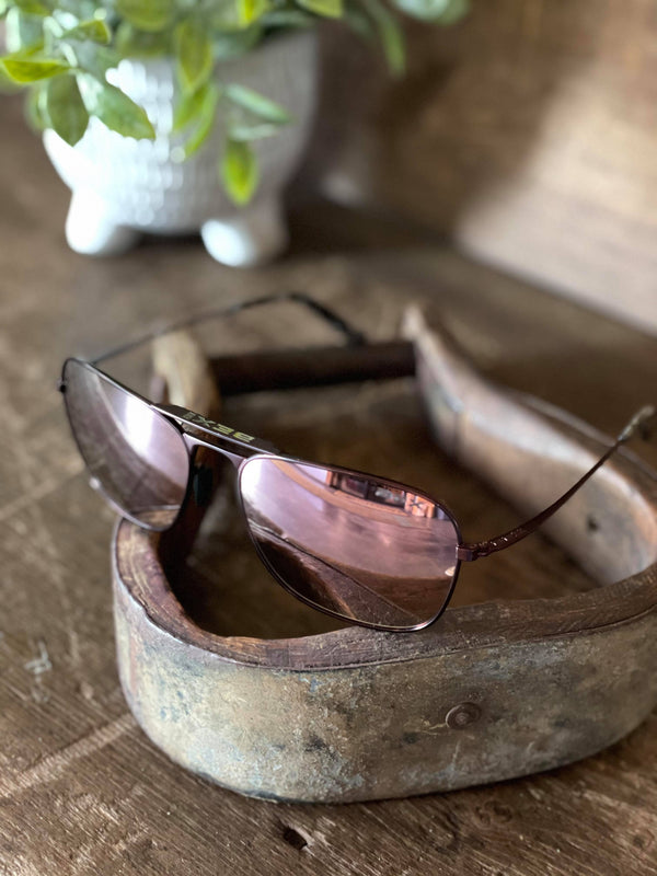 BEX Ranger Burgundy/Gold-Sunglasses-Bex Sunglasses-Lucky J Boots & More, Women's, Men's, & Kids Western Store Located in Carthage, MO
