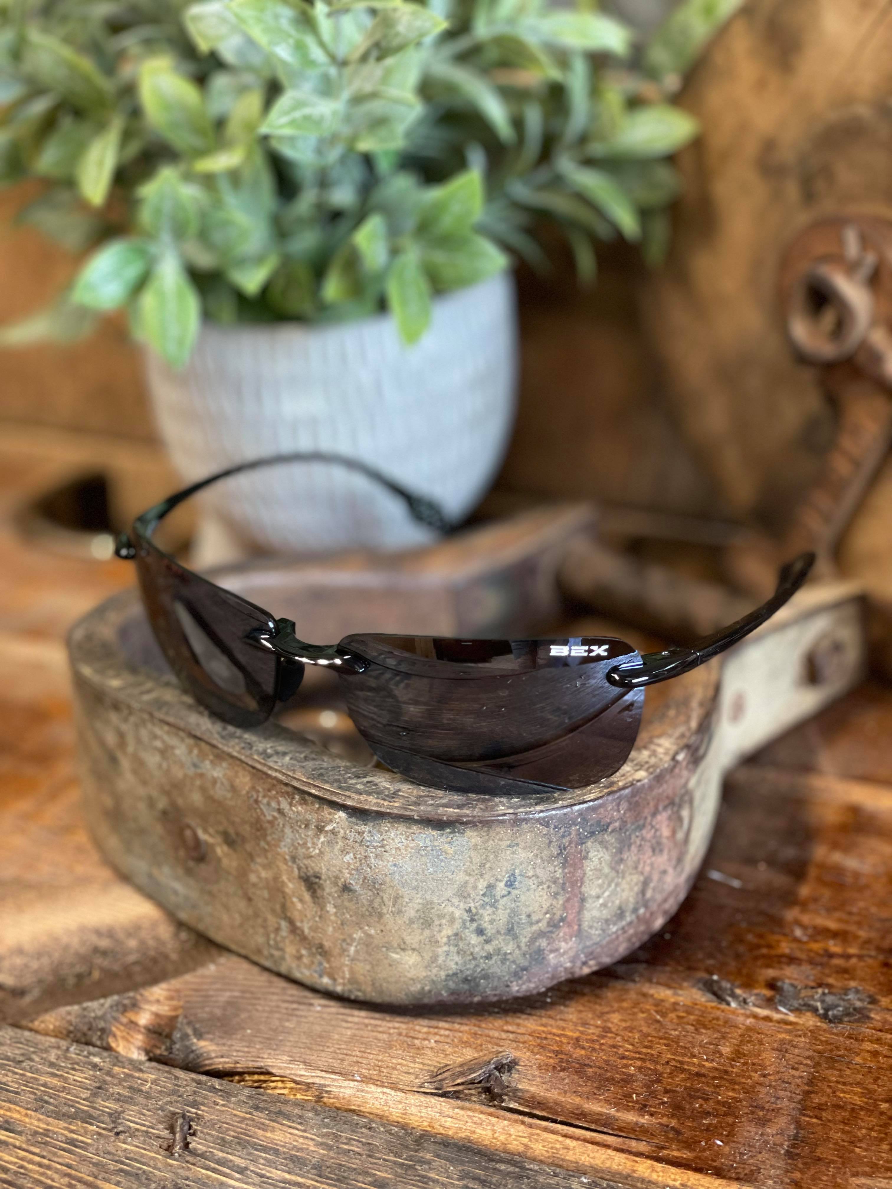 BEX Brackley X Black/Gray-Sunglasses-Bex Sunglasses-Lucky J Boots & More, Women's, Men's, & Kids Western Store Located in Carthage, MO
