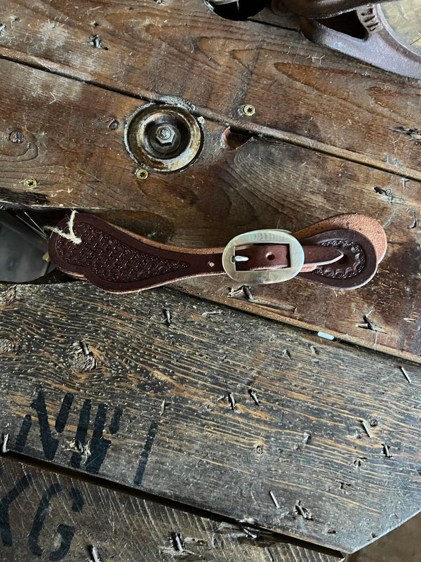 Tooled Cowboy Spur Strap-Spur Straps-Equibrand-Lucky J Boots & More, Women's, Men's, & Kids Western Store Located in Carthage, MO