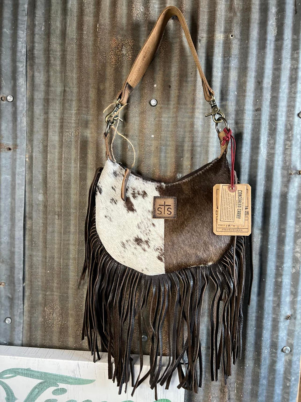 STS Cowhide Nellie Fringe Bag – Southern Soule Designs