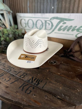 Twister 30X Straw Hat-Straw Cowboy Hats-M & F Western Products-Lucky J Boots & More, Women's, Men's, & Kids Western Store Located in Carthage, MO