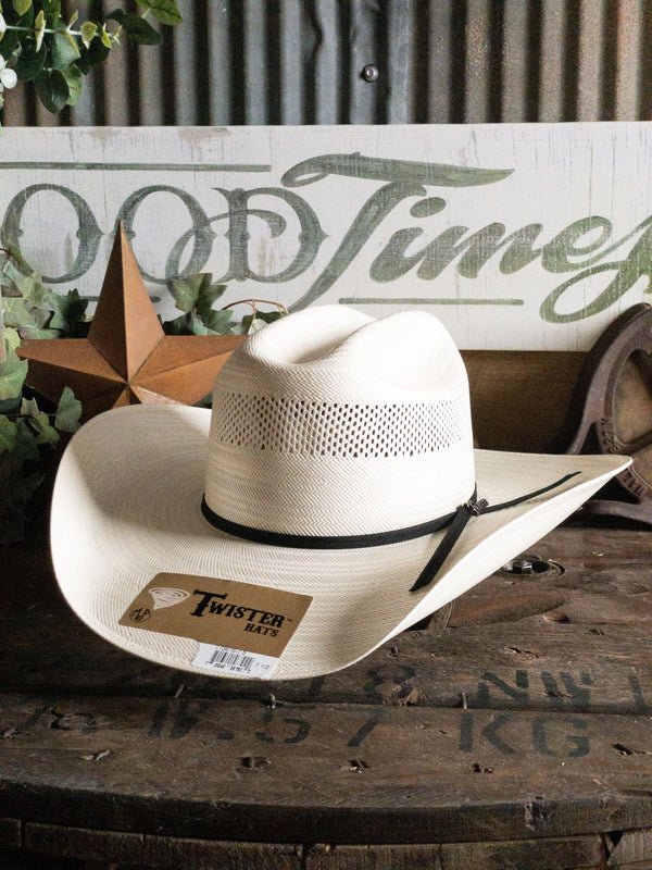 Twister Straw Hat T73676-Straw Cowboy Hats-M & F Western Products-Lucky J Boots & More, Women's, Men's, & Kids Western Store Located in Carthage, MO