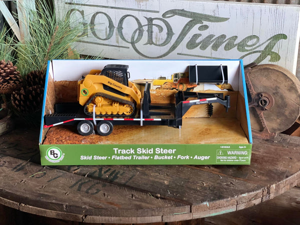 Track Skid Steer and Trailer-Toys-Big Country Toys-Lucky J Boots & More, Women's, Men's, & Kids Western Store Located in Carthage, MO