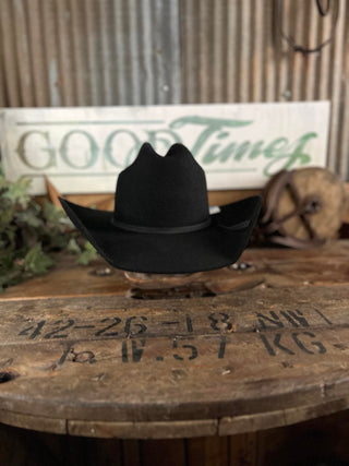 Twister Youth Black Felt Hat-Kids Felt Cowboy Hats-M & F Western Products-Lucky J Boots & More, Women's, Men's, & Kids Western Store Located in Carthage, MO