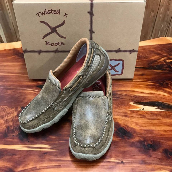 Twisted X Slip-On Driving Mocs *FINAL SALE*-Women's Casual Shoes-Twisted X Boots-Lucky J Boots & More, Women's, Men's, & Kids Western Store Located in Carthage, MO