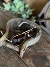 BEX Wesley XS Rose Gold/Brown-Sunglasses-Bex Sunglasses-Lucky J Boots & More, Women's, Men's, & Kids Western Store Located in Carthage, MO