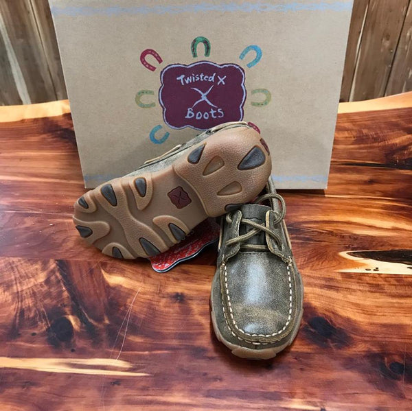 Youth Twisted X Bomber Driving Mocs YDM0002-Kids Casual Shoes-Twisted X Boots-Lucky J Boots & More, Women's, Men's, & Kids Western Store Located in Carthage, MO