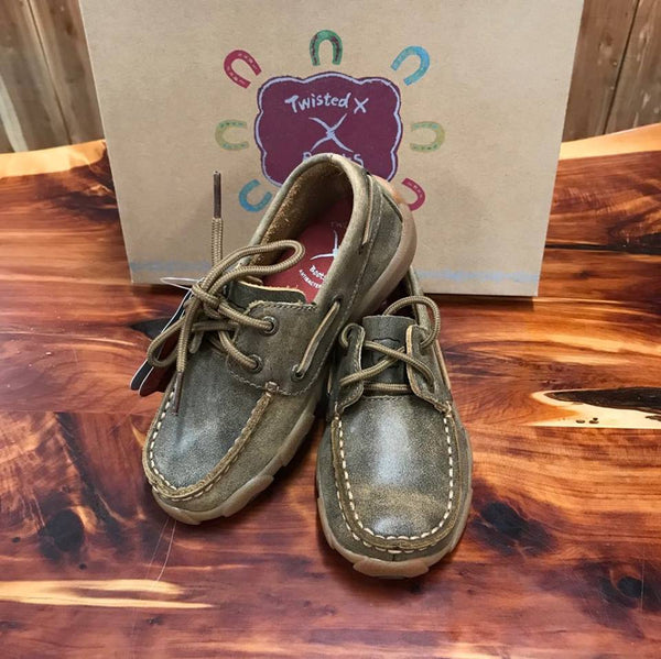 Youth Twisted X Bomber Driving Mocs *FINAL SALE*-Kids Casual Shoes-Twisted X Boots-Lucky J Boots & More, Women's, Men's, & Kids Western Store Located in Carthage, MO
