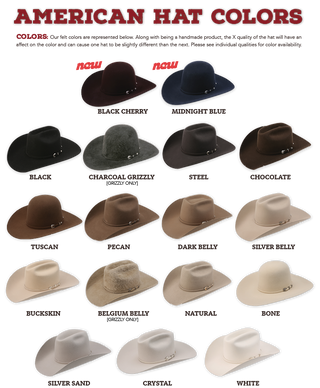 American 40x Pecan Felt Hat 4.5 Brim-Felt Cowboy Hats-American Hat Co.-Lucky J Boots & More, Women's, Men's, & Kids Western Store Located in Carthage, MO