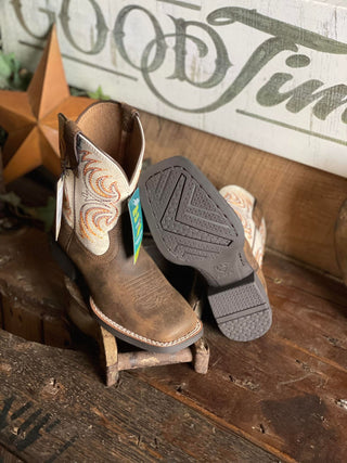 Ariat Youth Storm Boot in Antique Brown-Kids Boots-Ariat-Lucky J Boots & More, Women's, Men's, & Kids Western Store Located in Carthage, MO