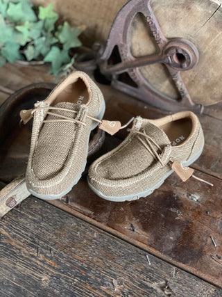 Chillin Tan Roper Driving Mocs *FINAL SALE*-Kids Casual Shoes-Roper-Lucky J Boots & More, Women's, Men's, & Kids Western Store Located in Carthage, MO