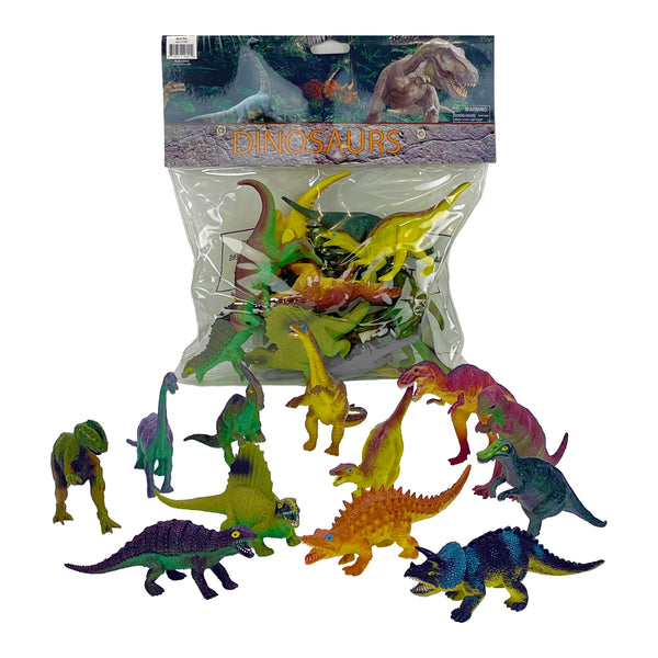 12 Pack Dinosaur Assortment-Toys-Big Country Toys-Lucky J Boots & More, Women's, Men's, & Kids Western Store Located in Carthage, MO