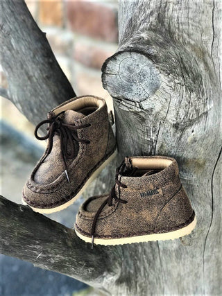 Double Barrel Aiden Chucka Boot-Kids Boots-M & F Western Products-Lucky J Boots & More, Women's, Men's, & Kids Western Store Located in Carthage, MO