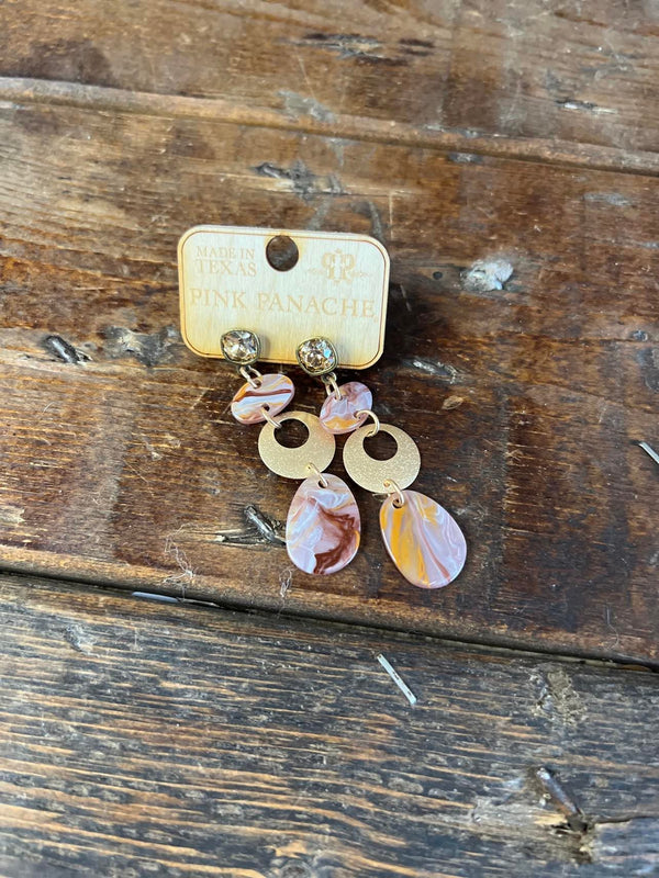 Pink Panache Earring-Earrings-Pink Panache-Lucky J Boots & More, Women's, Men's, & Kids Western Store Located in Carthage, MO