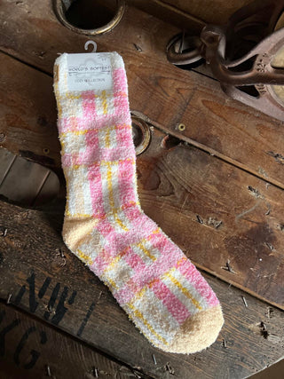 Holiday Cozy Crew Socks-Socks-World's Softest Socks-Lucky J Boots & More, Women's, Men's, & Kids Western Store Located in Carthage, MO
