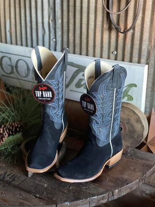Men's Horse Power Black Suede Boot-Men's Boots-Horse Power-Lucky J Boots & More, Women's, Men's, & Kids Western Store Located in Carthage, MO