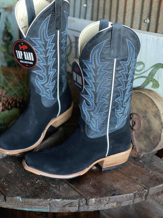 Men's Horse Power Black Suede Boot-Men's Boots-Horse Power-Lucky J Boots & More, Women's, Men's, & Kids Western Store Located in Carthage, MO