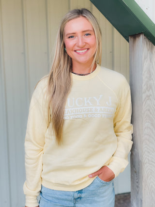 LJ Bella Sweatshirt-Sweatshirts-The Dugout-Lucky J Boots & More, Women's, Men's, & Kids Western Store Located in Carthage, MO
