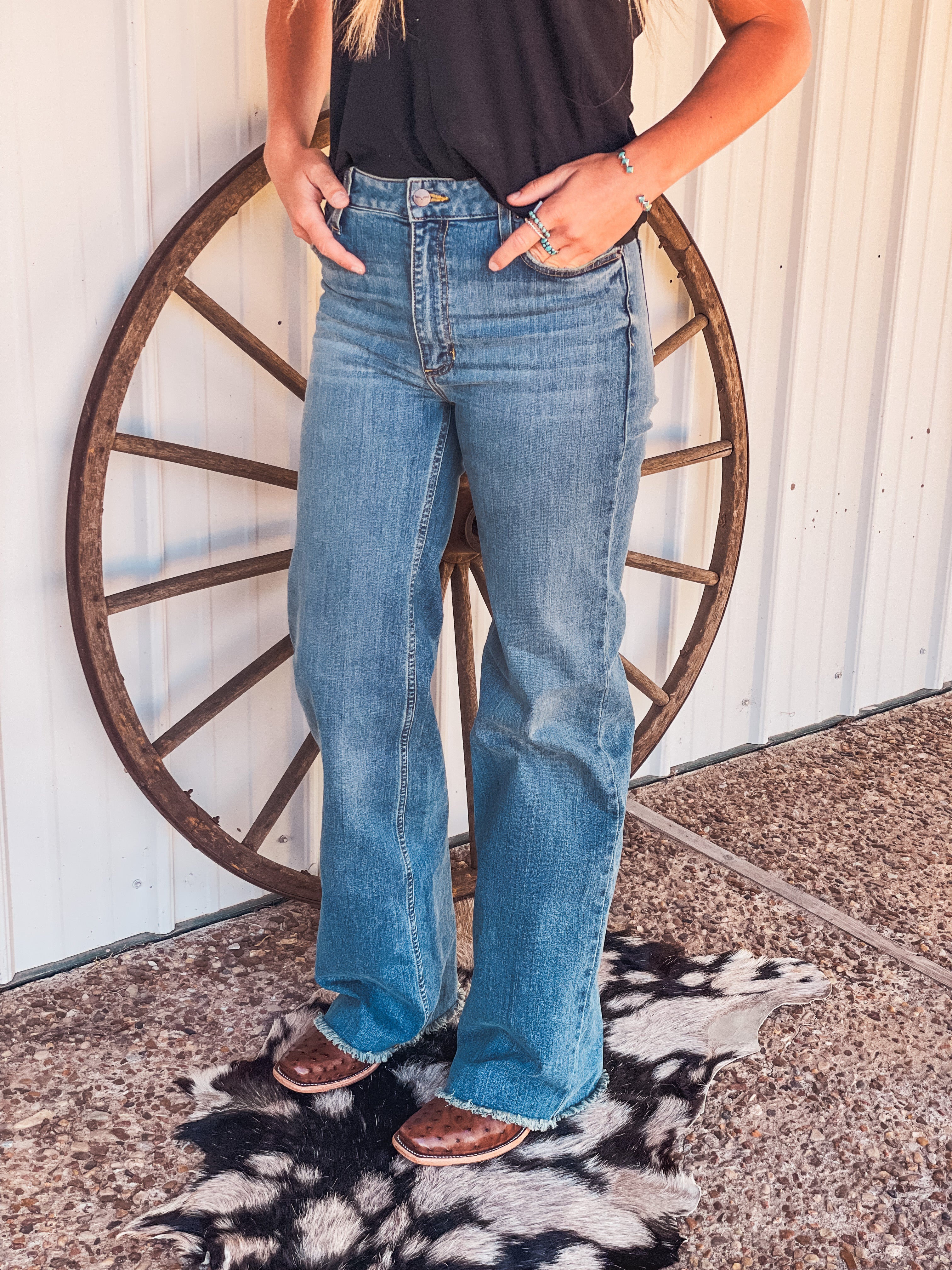 Kimes Ranch Olivia Jeans-Women's Denim-Kimes Ranch-Lucky J Boots & More, Women's, Men's, & Kids Western Store Located in Carthage, MO