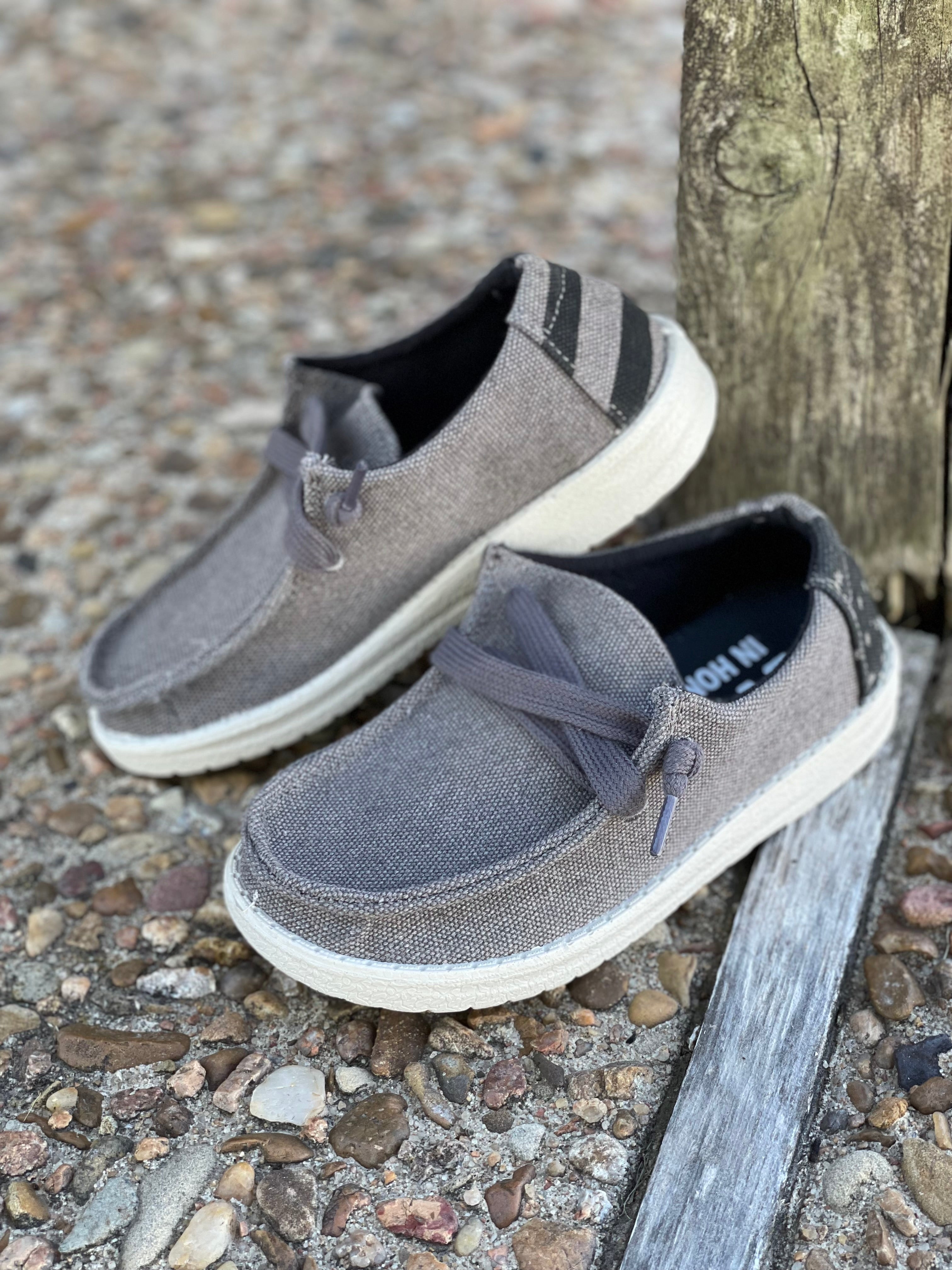 Mr. J Lil Cade in Grey *Final Sale*-Kids Casual Shoes-Mr. Jay-Lucky J Boots & More, Women's, Men's, & Kids Western Store Located in Carthage, MO
