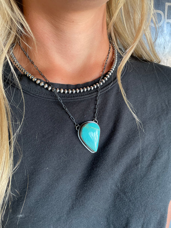 Patsy Necklace-Necklaces-LJ Turquoise-Lucky J Boots & More, Women's, Men's, & Kids Western Store Located in Carthage, MO