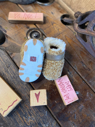 Infant Twisted X Golden Shag Bomber Drving Mocs-Kids Boots-Twisted X Boots-Lucky J Boots & More, Women's, Men's, & Kids Western Store Located in Carthage, MO