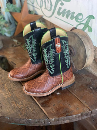 Kids Anderson Bean Vintage Elephant Bark Boot-Kids Boots-Anderson Bean-Lucky J Boots & More, Women's, Men's, & Kids Western Store Located in Carthage, MO