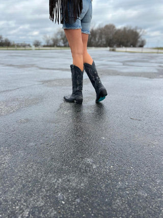 Lane Boots Cossette Boots in Jet Black *FINAL SALE*-Women's Boots-Lane Boots-Lucky J Boots & More, Women's, Men's, & Kids Western Store Located in Carthage, MO