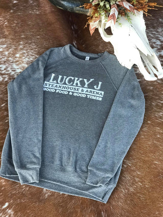 LJ Bella Sweatshirt-Sweatshirts-The Dugout-Lucky J Boots & More, Women's, Men's, & Kids Western Store Located in Carthage, MO