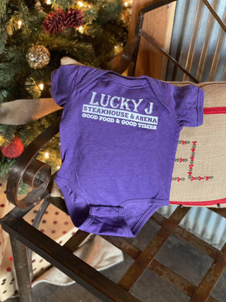 LJ Onesies-Baby Onesies-The Dugout-Lucky J Boots & More, Women's, Men's, & Kids Western Store Located in Carthage, MO