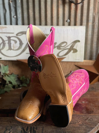 Macie Bean Women's Antique Saddle Smooth Ostrich Boot-Women's Boots-Macie Bean-Lucky J Boots & More, Women's, Men's, & Kids Western Store Located in Carthage, MO