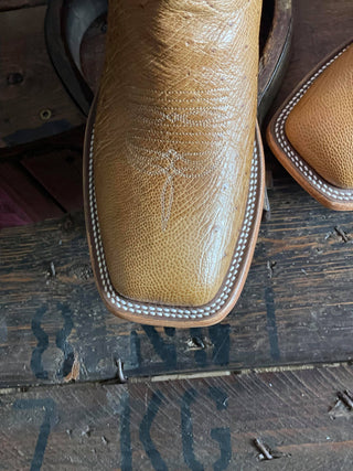 Macie Bean Women's Antique Saddle Smooth Ostrich Boot-Women's Boots-Macie Bean-Lucky J Boots & More, Women's, Men's, & Kids Western Store Located in Carthage, MO