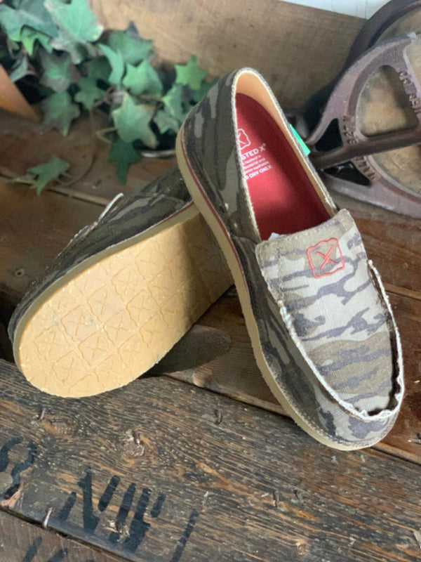 Twisted X Slip on Loafer - Mossy Oak Camo *FINAL SALE*-Men's Casual Shoes-Twisted X Boots-Lucky J Boots & More, Women's, Men's, & Kids Western Store Located in Carthage, MO