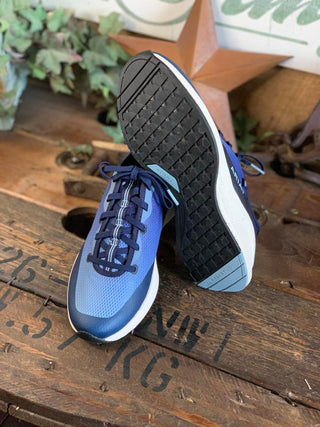 Mens Ariat Shift Runner Tennis Shoes in BlueWaves *FINAL SALE*-Men's Casual Shoes-Ariat-Lucky J Boots & More, Women's, Men's, & Kids Western Store Located in Carthage, MO