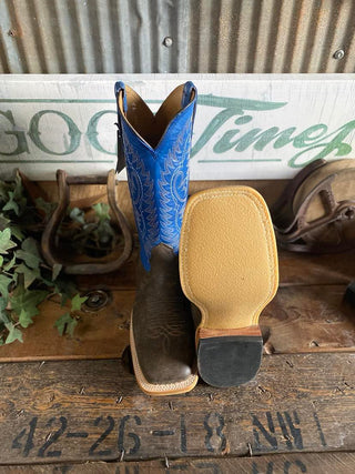 Men's Fenoglio Chocolate Cape Buffalo Boot-Men's Boots-Fenoglio Boots-Lucky J Boots & More, Women's, Men's, & Kids Western Store Located in Carthage, MO