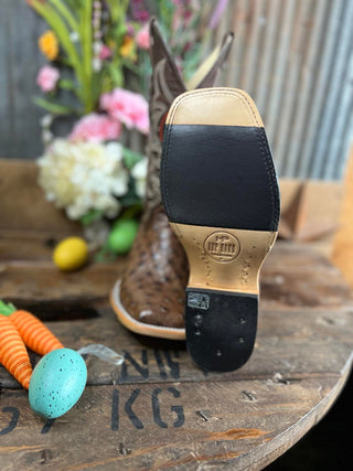 Men's Horse Power Kango Tabacco Full Quill Ostrich Boot-Men's Boots-Horse Power-Lucky J Boots & More, Women's, Men's, & Kids Western Store Located in Carthage, MO