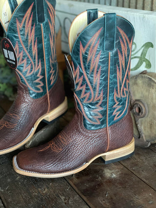 Men's Horse Power Shrunken Bullhide Boot-Men's Boots-Horse Power-Lucky J Boots & More, Women's, Men's, & Kids Western Store Located in Carthage, MO
