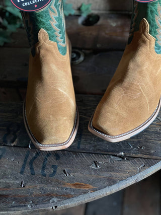Men's Horse Power Top Hand Collection Camel Suede-Men's Boots-Horse Power-Lucky J Boots & More, Women's, Men's, & Kids Western Store Located in Carthage, MO