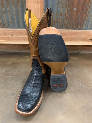 Men's Rod Patrick Black Caiman Boots *FINAL SALE*-Men's Boots-Rod Patrick-Lucky J Boots & More, Women's, Men's, & Kids Western Store Located in Carthage, MO