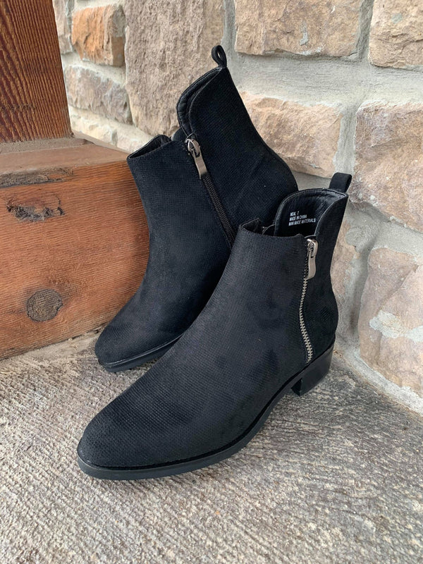 Neal Bootie in Black by Corkys *Final Sale*-Women's Booties-Corkys Footwear-Lucky J Boots & More, Women's, Men's, & Kids Western Store Located in Carthage, MO