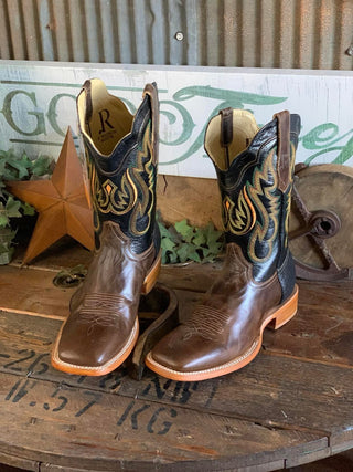 R. Watson Mens Antique Miel Goat Boot-Men's Boots-R. Watson-Lucky J Boots & More, Women's, Men's, & Kids Western Store Located in Carthage, MO