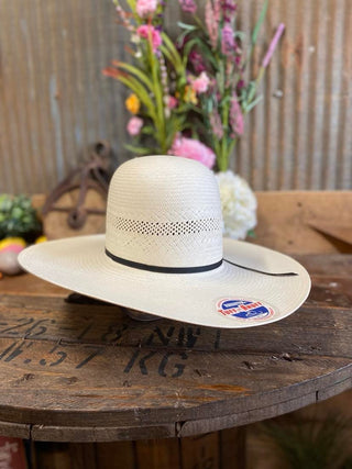 Resistol 20X Cutbank Straw Hat 4 1/2" Brim-Straw Cowboy Hats-Resistol-Lucky J Boots & More, Women's, Men's, & Kids Western Store Located in Carthage, MO