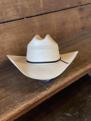 Resistol USTRC Big Money 10X Straw Cowboy Hat 4 1/4" Brim-Straw Cowboy Hats-Resistol-Lucky J Boots & More, Women's, Men's, & Kids Western Store Located in Carthage, MO