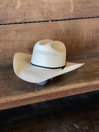 Resistol USTRC Big Money 10X Straw Cowboy Hat 4 1/4" Brim-Straw Cowboy Hats-Resistol-Lucky J Boots & More, Women's, Men's, & Kids Western Store Located in Carthage, MO